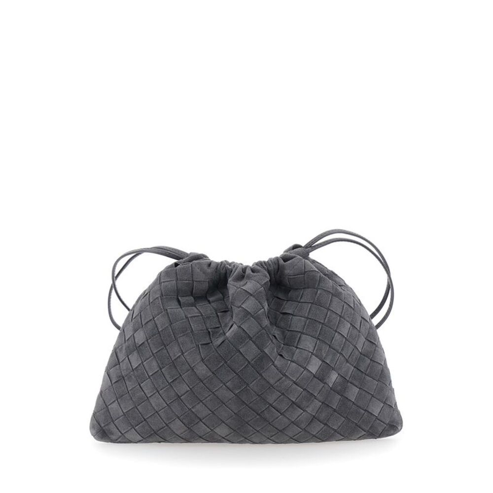 Bottega Veneta Women Dustbag Intreccio 15 Glove Suede Cachemire